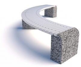 Скамейка бетонная Евро 1 Арка 