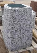Урна бетонная Марсель с фактурой из камня